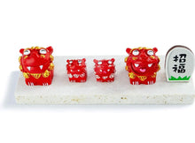 將圖片載入圖庫檢視器 Okinawa Shisa Ornament 沖縄shisa 琉球石灰岩
